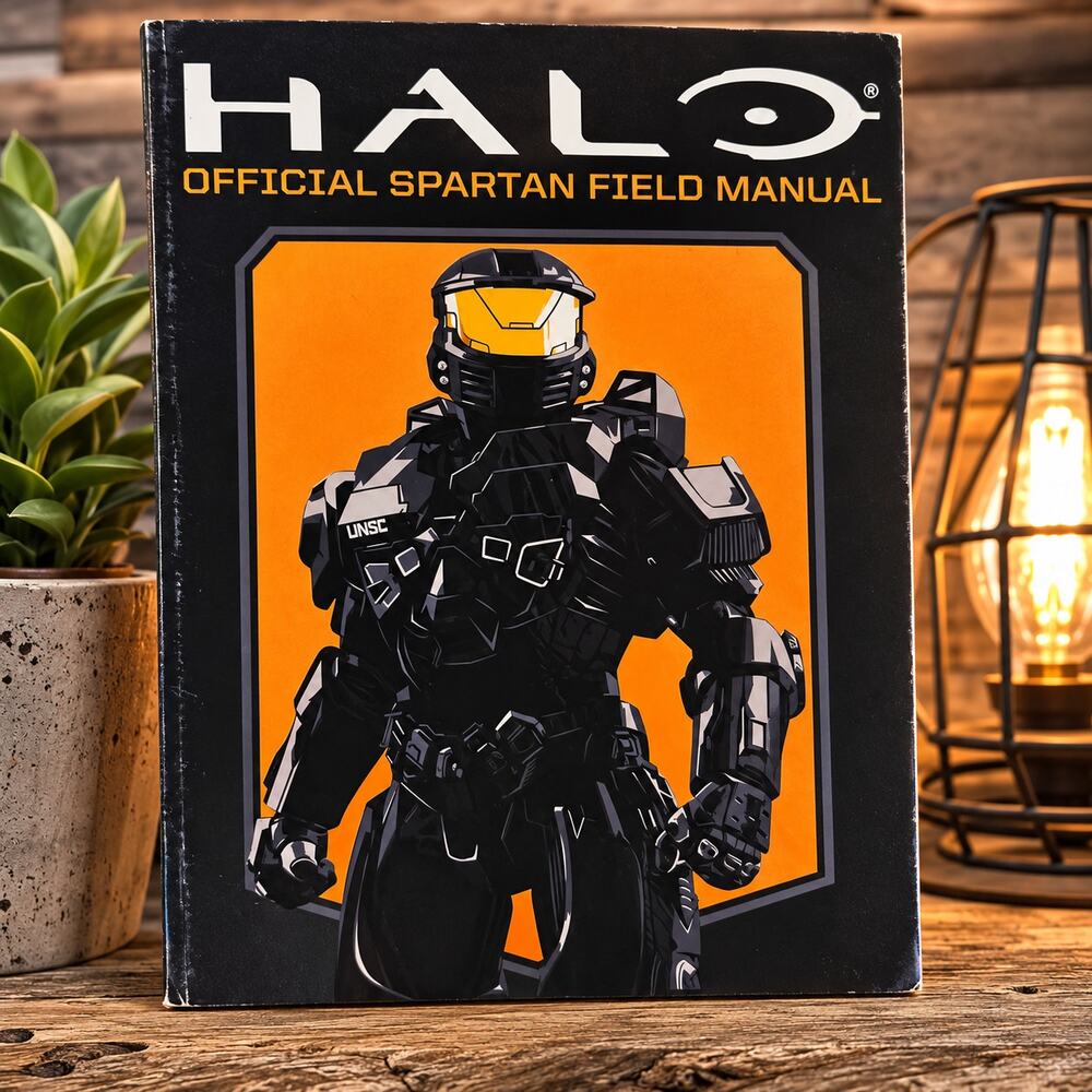 Halo Official Spartan Field Manual Hardcover Book – Microsoft Xbox Collectible